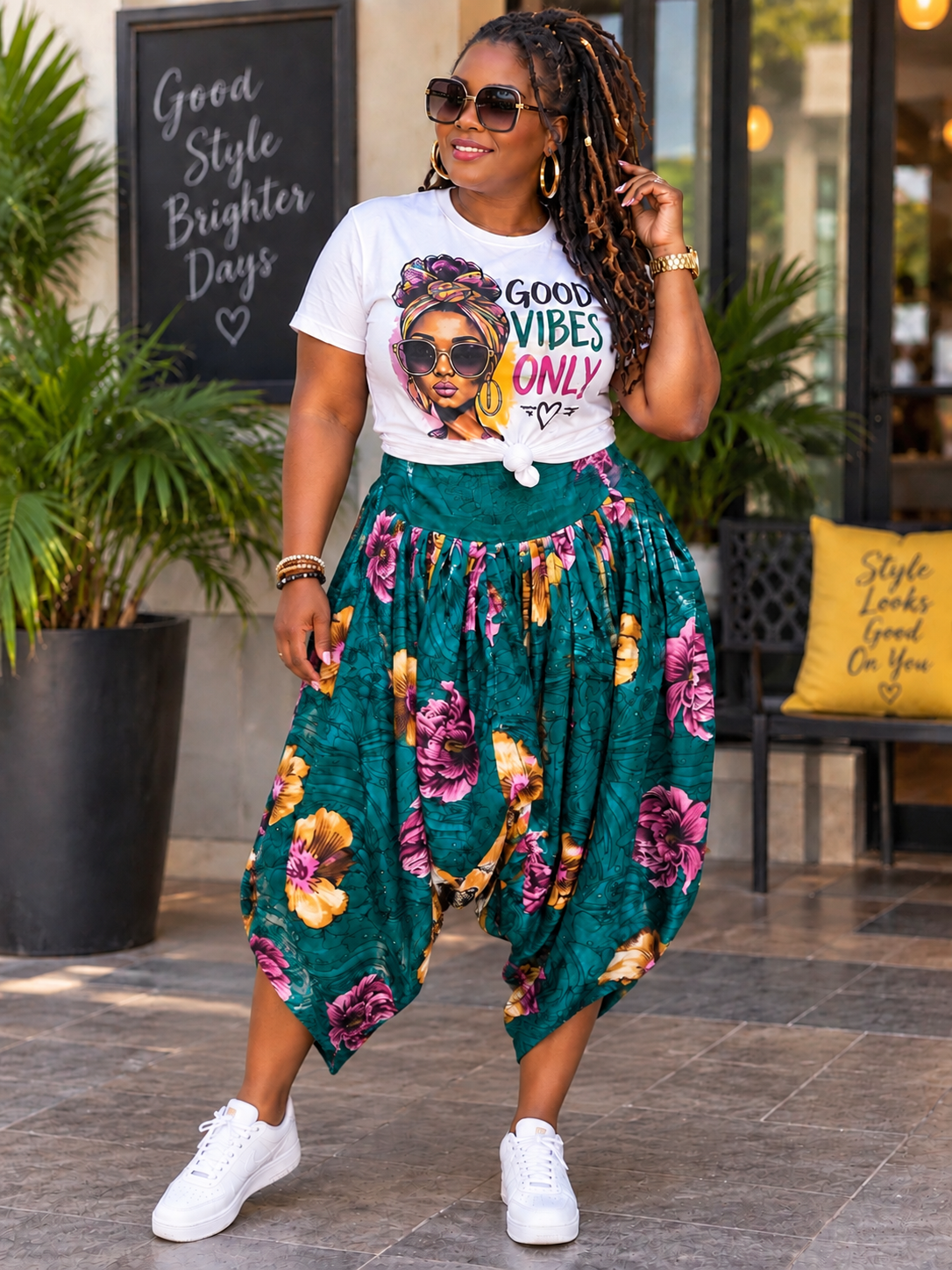 Green Harem Pant OSFM