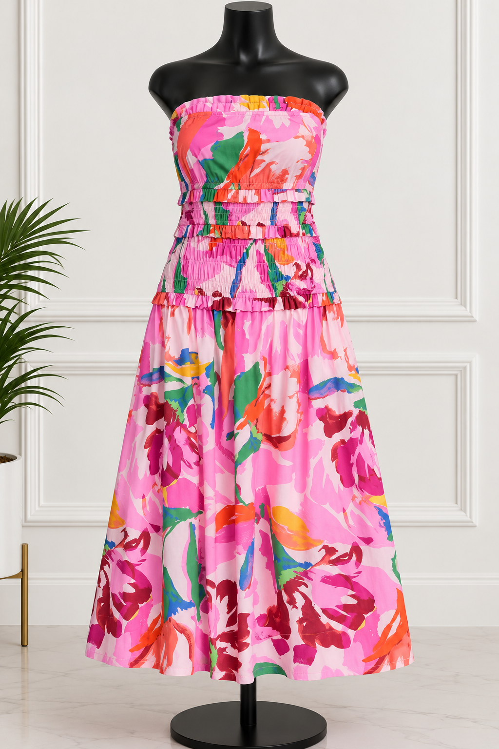 NWT Free Assembly Floral Dress Size Large