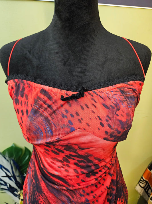 Unbranded Red Animal Dress Size Best Large