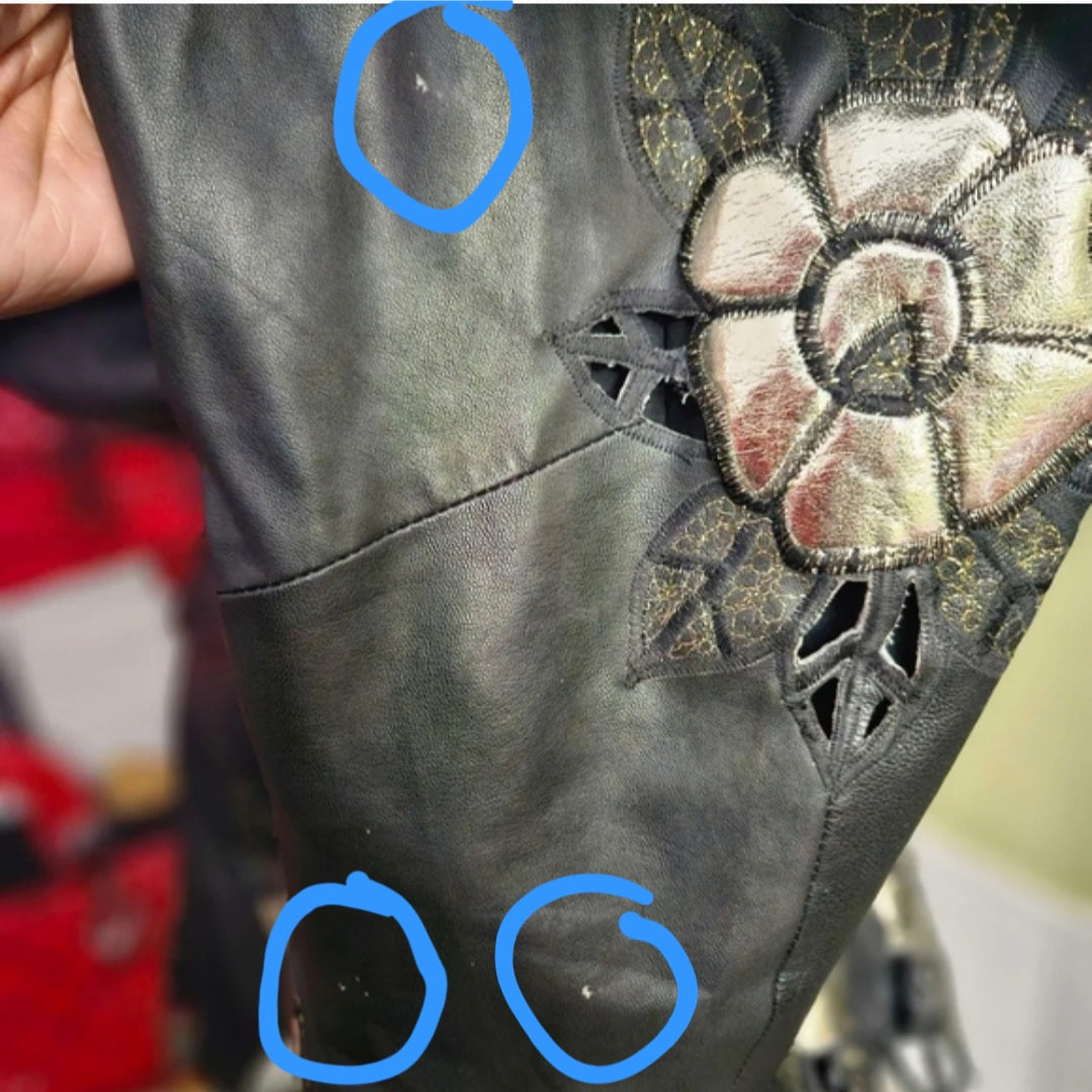 Vintage Three (3) Piece Leather Suit
