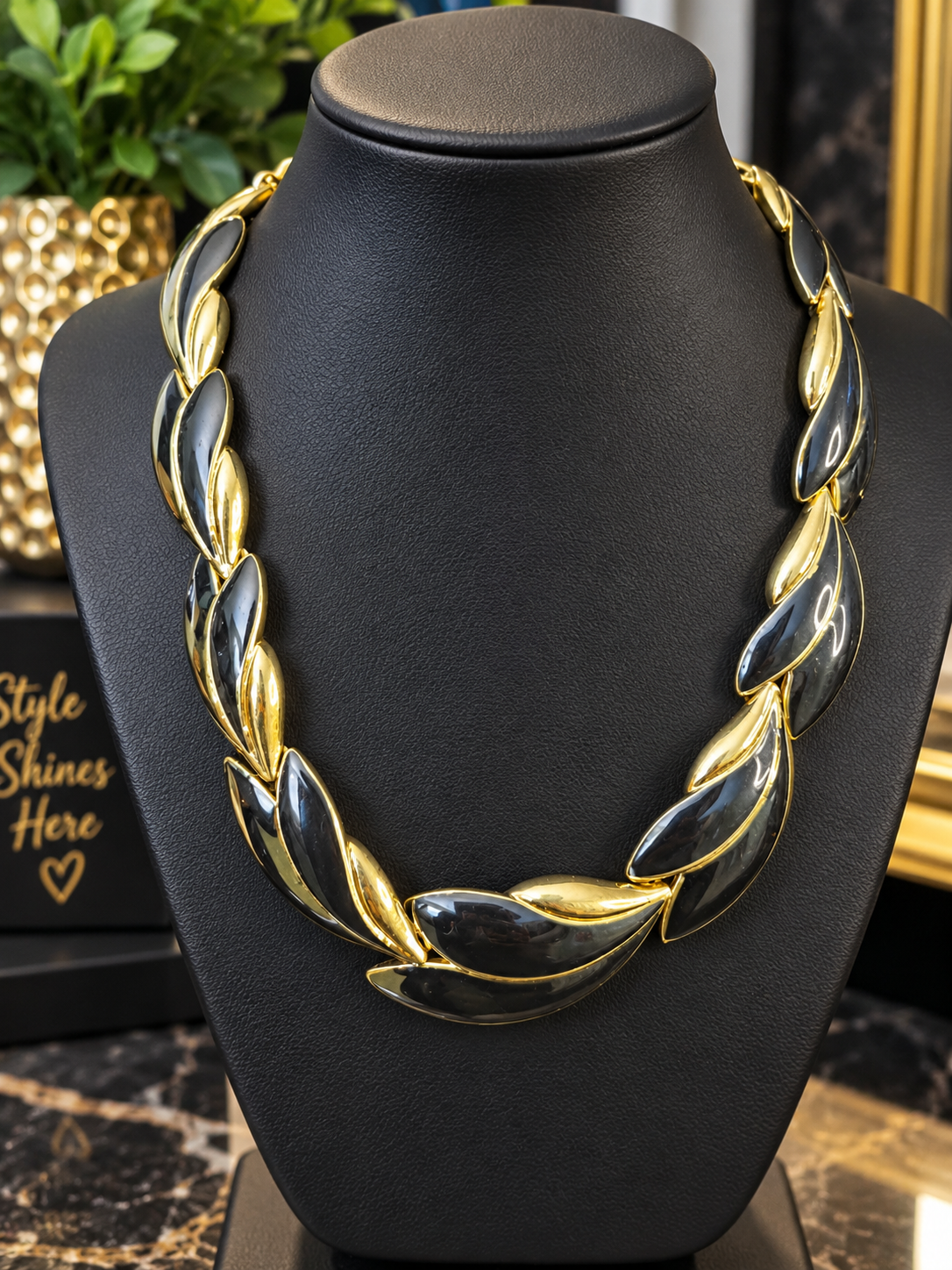 Vintage Trifari Necklace, Stamped