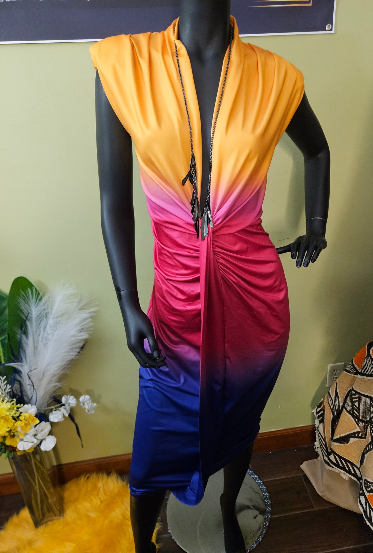 ChicMe Ombre Dress Size XL