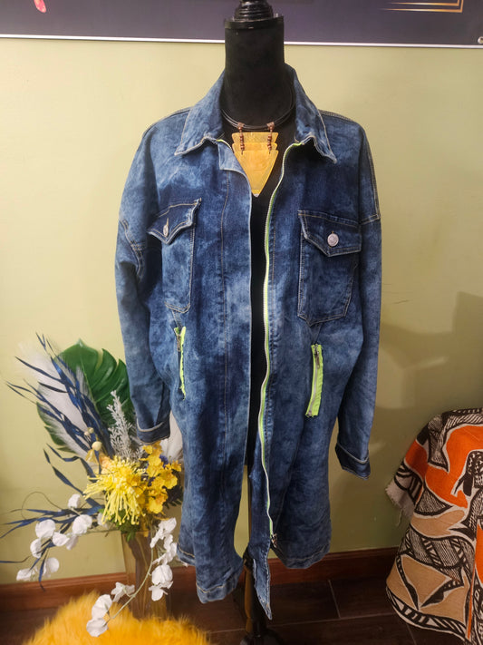 Thrill Denim Jacket/Dress Size Best 2X