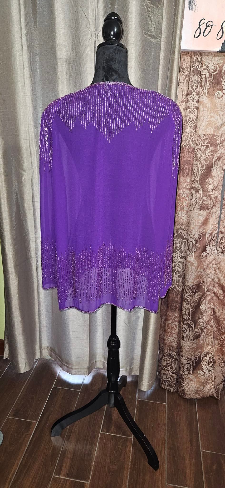Krista Beaded/Sheer Jacket Size 2X