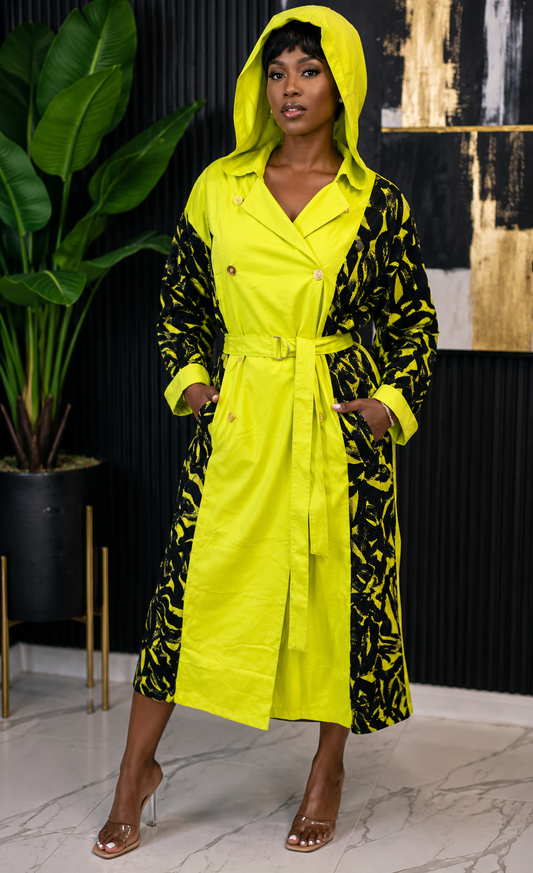 NWT Lime Partial Net Trench Size Large