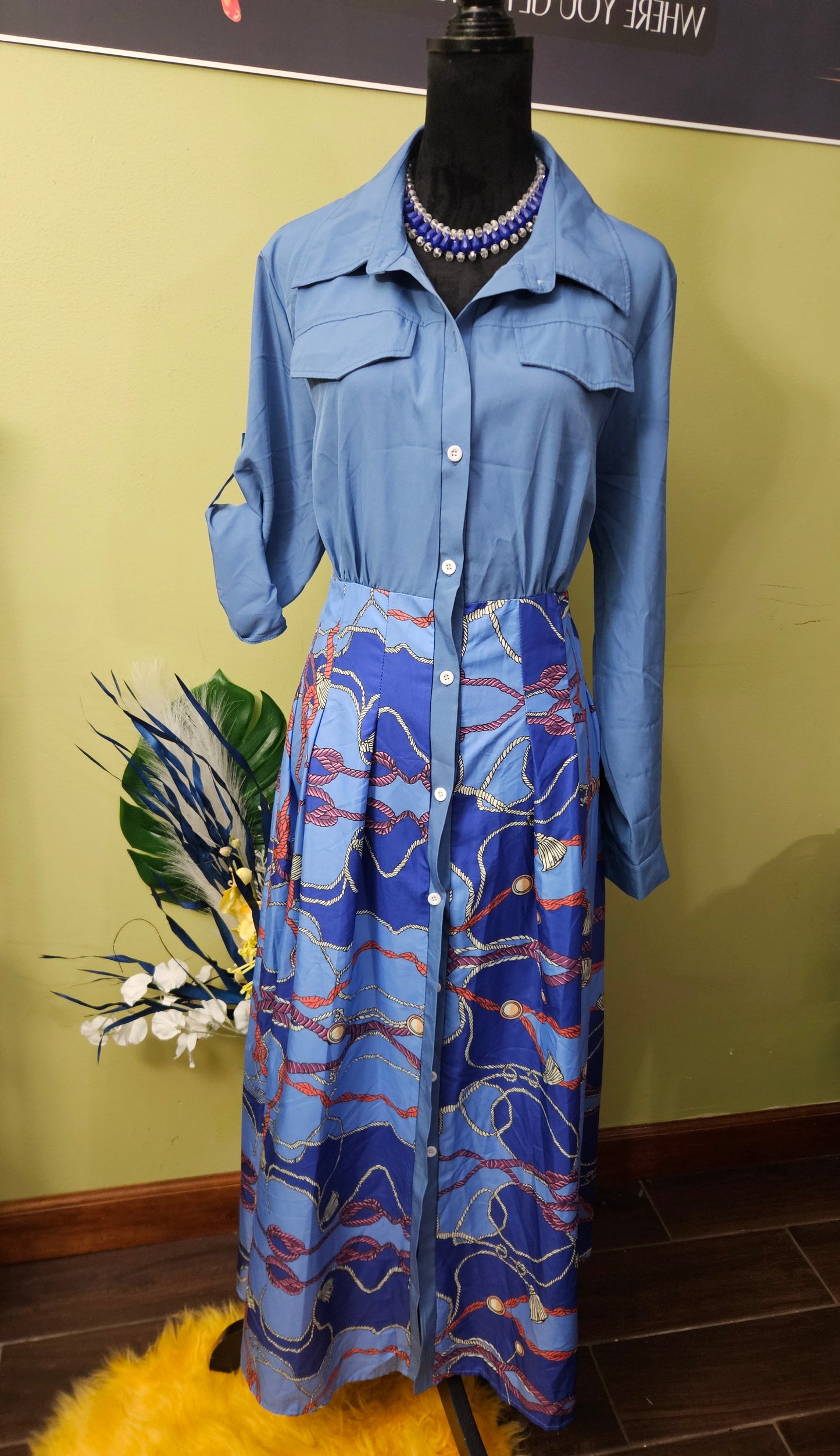 Shein Curve Shirt Dress. Can be Duster Size 2XL