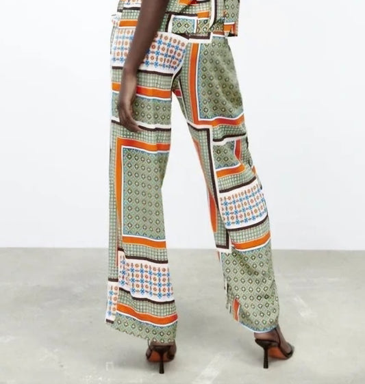 Zara Orange Palazzo Pant Size Large