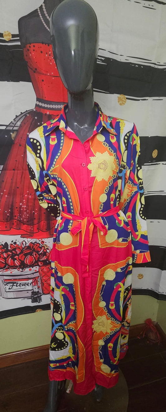 NWT Button Down Shirt Dress Size XL