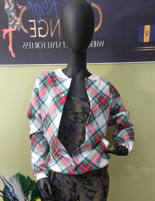 Vintage Blair Plaid Jacket Size Large