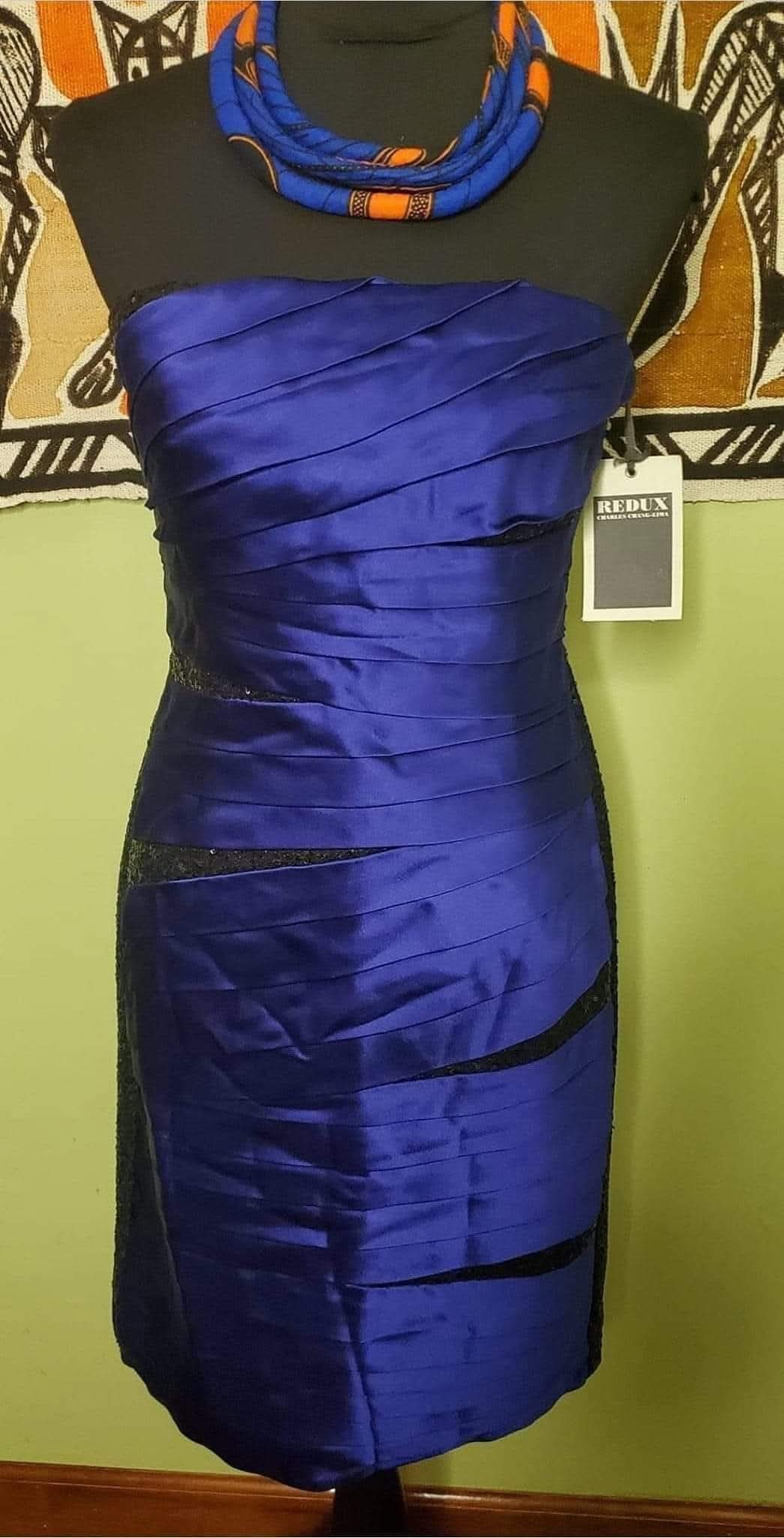 NWT Fall 09 REDUX Charles Chang-Lima Strapless Sequin Dress. 
Size 8/42