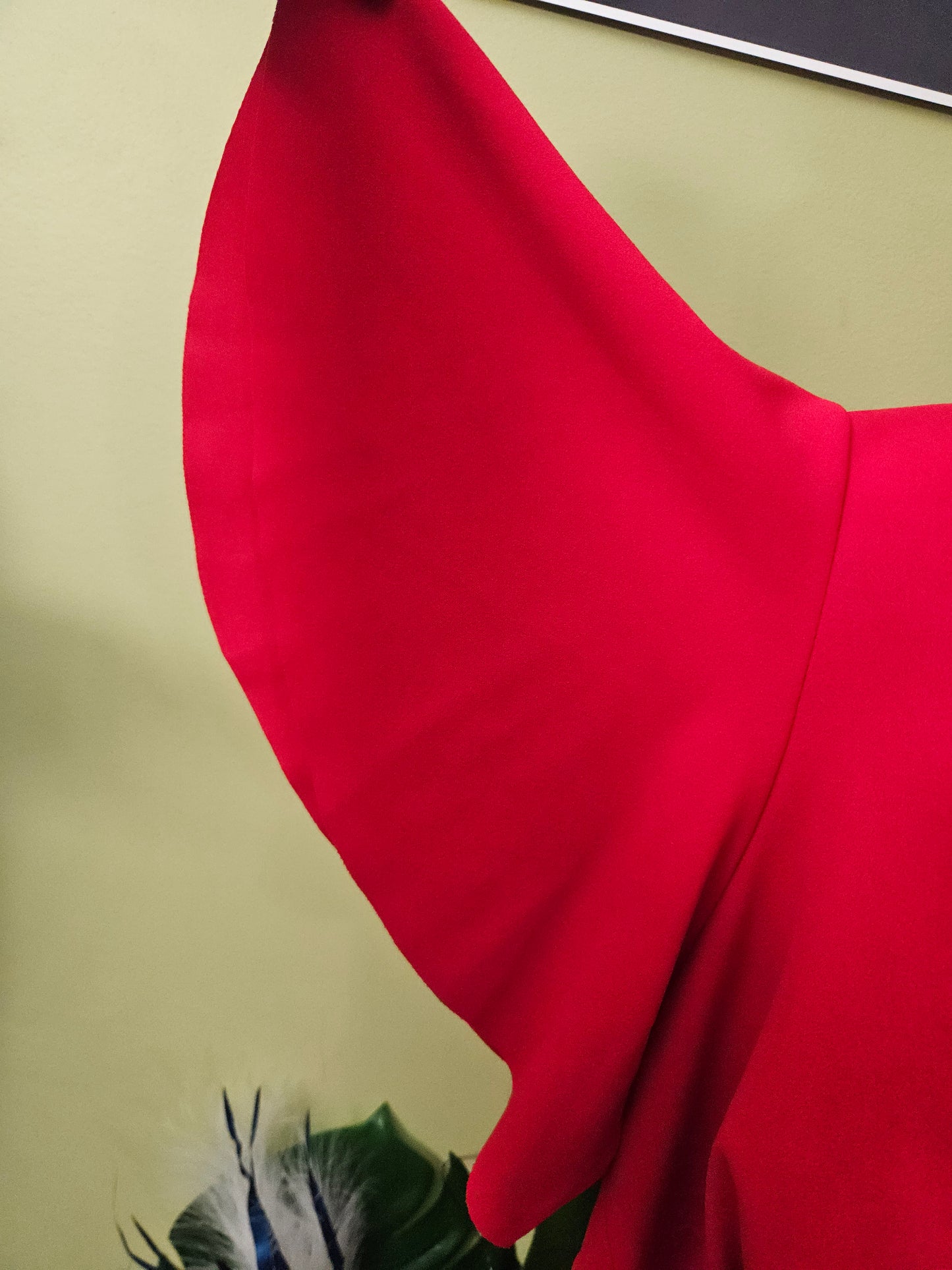 NWT Quiz Red Ruffle Dress Size 16