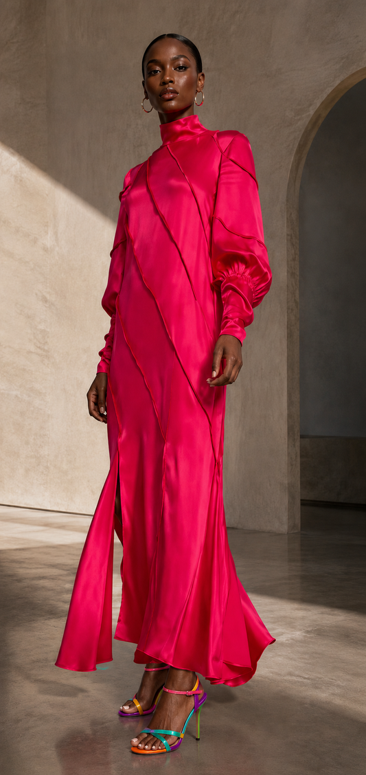 NWT Asos Pink Maxi Dress Size 12