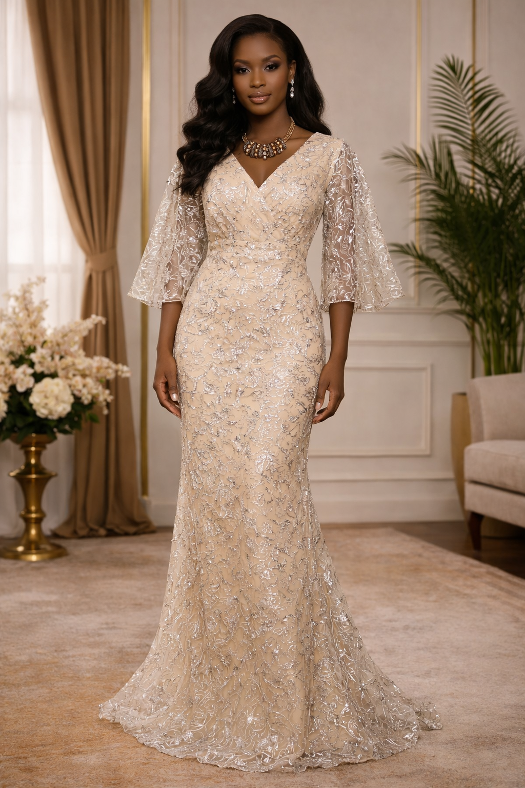 NWT Xpluswear Mother of the Bride Gown Size 2XL