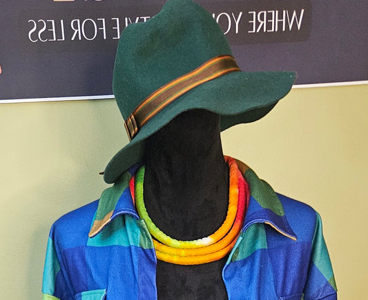 Betmar Green Wool Hat Size Small