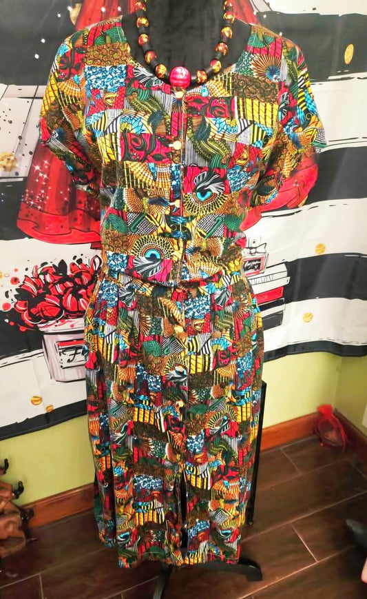 Chandni Button Down with Pockets Size 3X