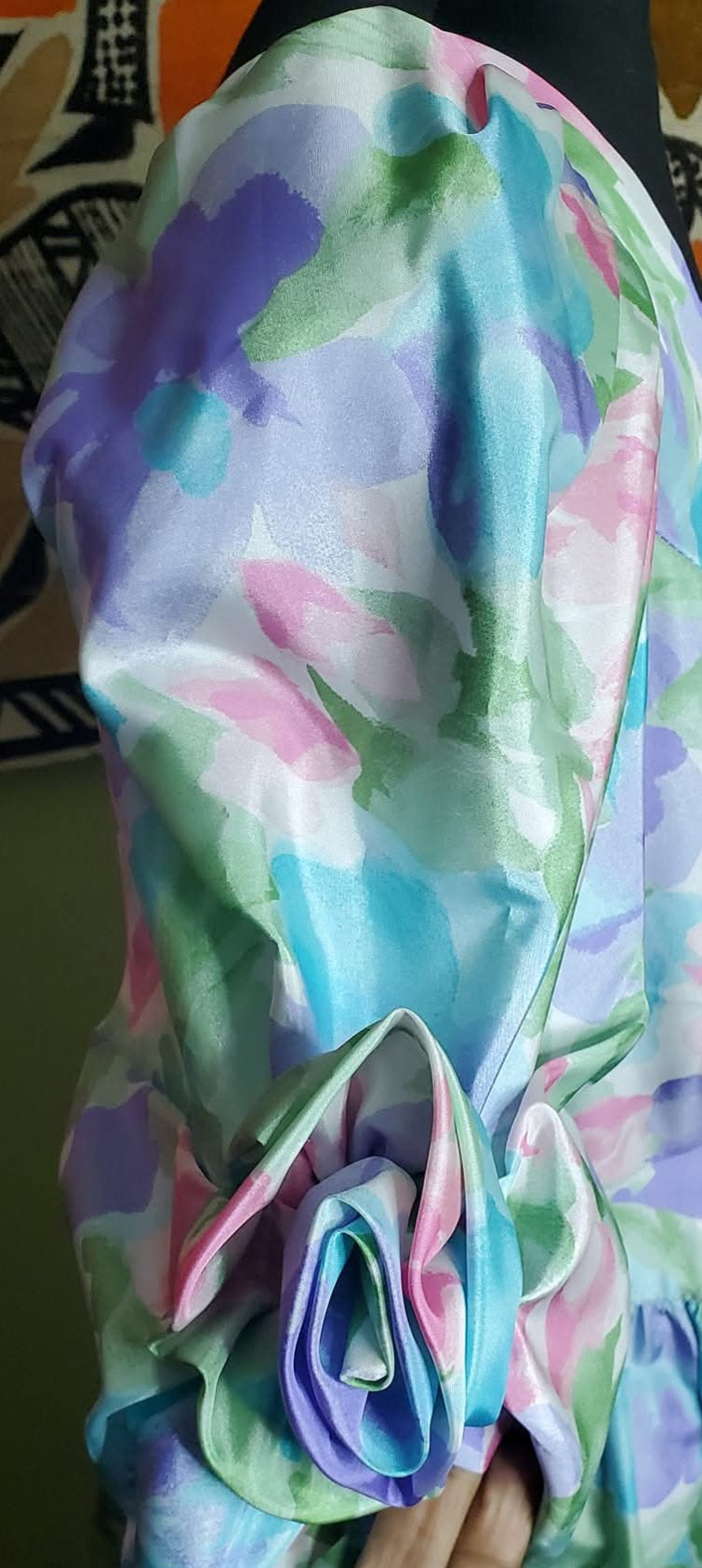 Custom Made Pastel Vintage Dress