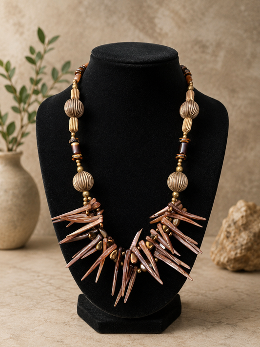 Lucille Gauthier Statement Bib Necklace (2 Strand)