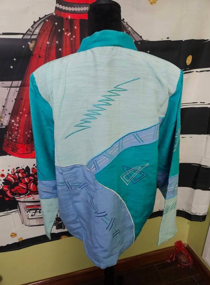 NWT Indigo Moon Embroidered Jacket Size XL