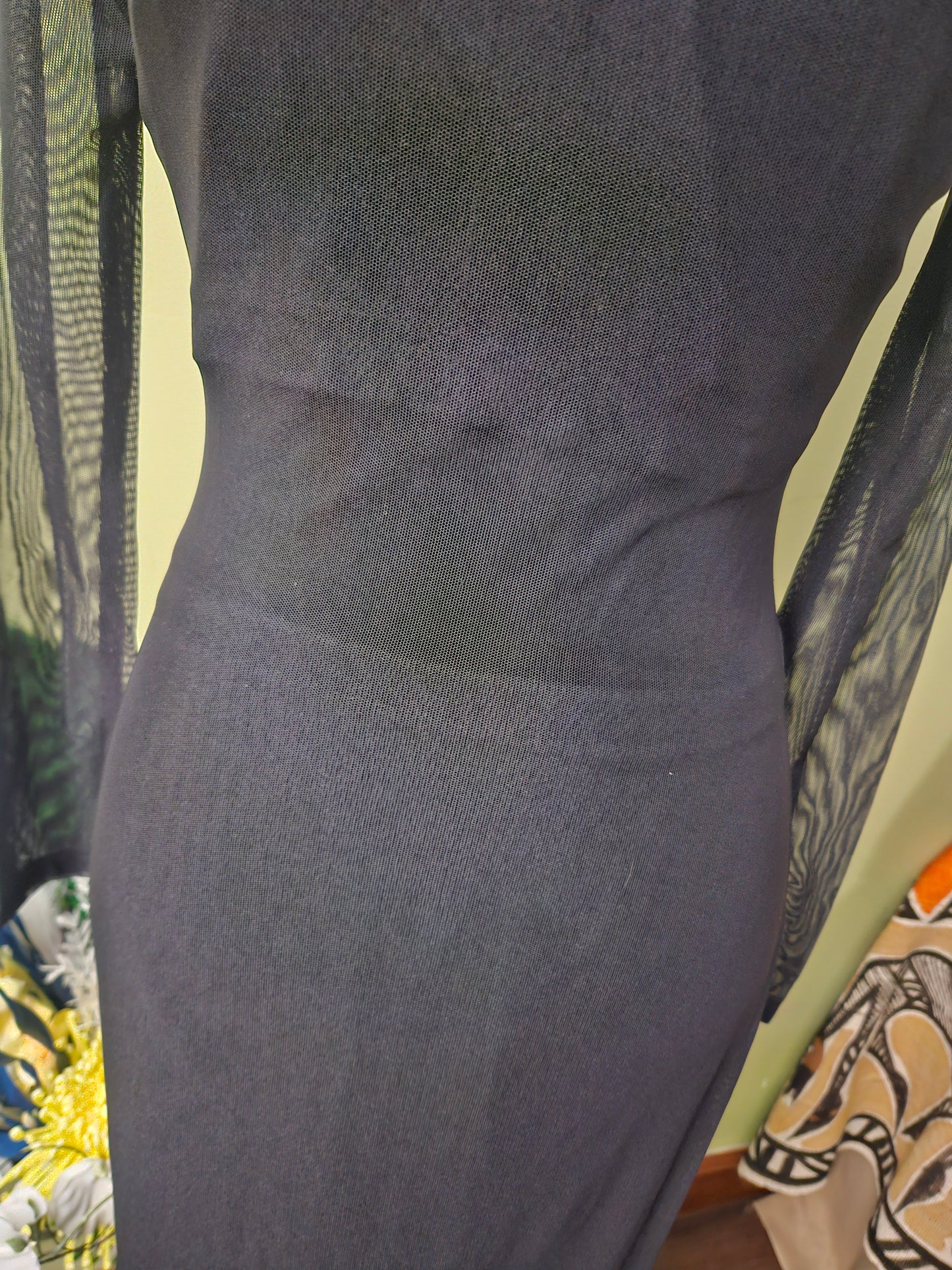 Miss Ashlee Black Maxi Dress Size Medium