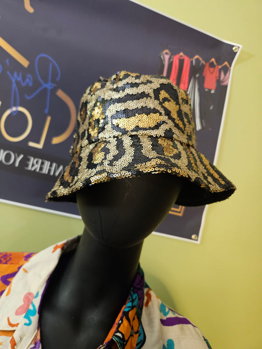 Animal Sequin Bucket Hat