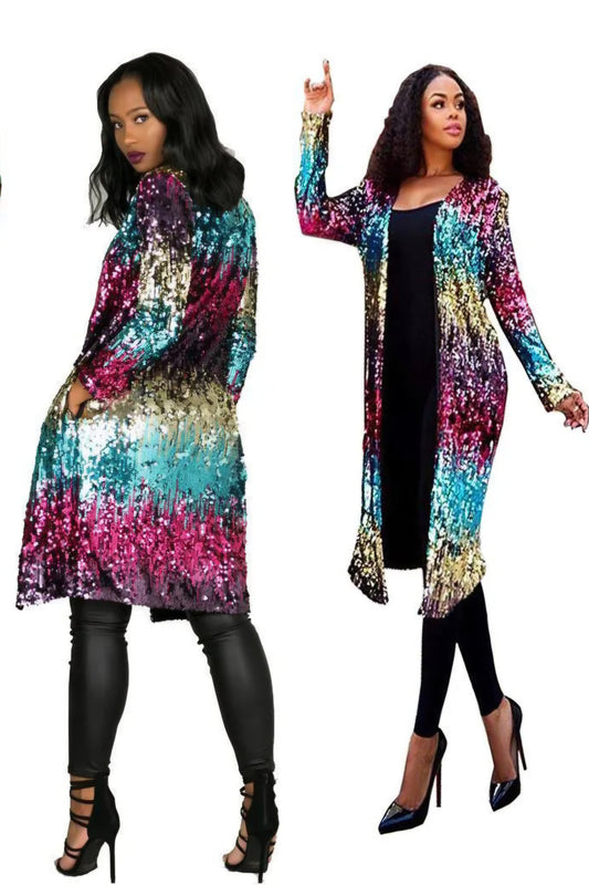 L'Atiste Sequin Jacket Size Small / Slim Medium