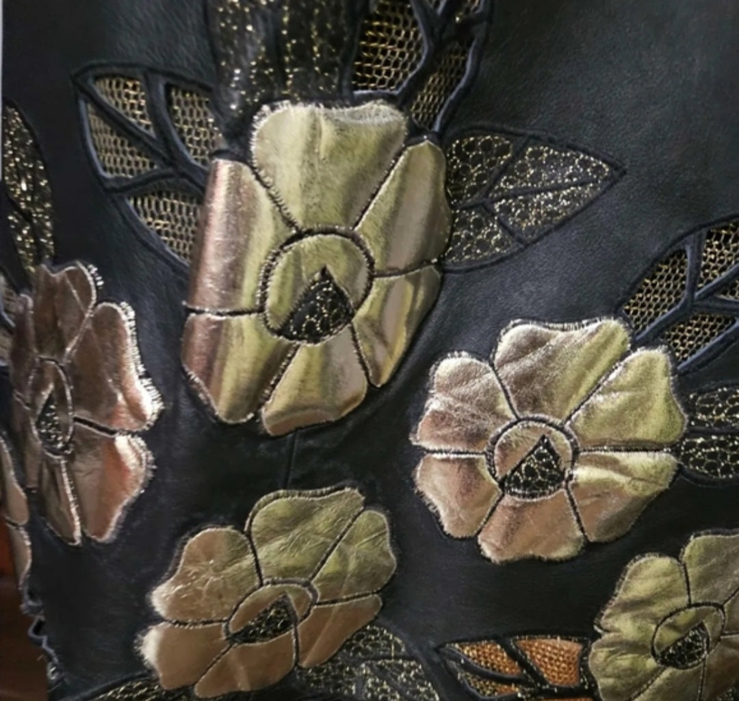 Vintage Three (3) Piece Leather Suit