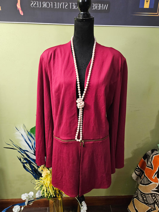 NWT Iman Two (2) Option Jacket Size 3X